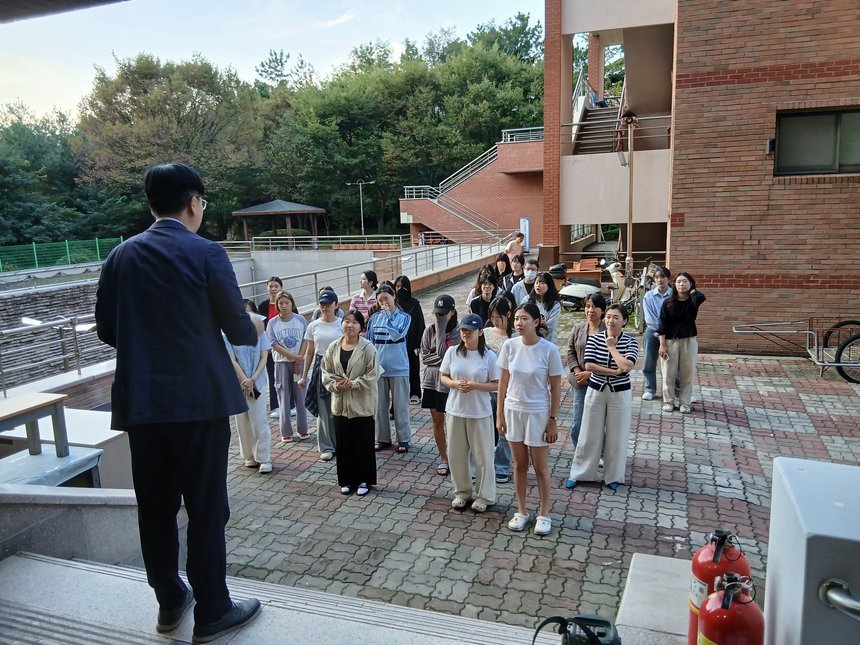 창조관 소방훈련